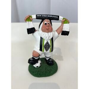 BVB 6" Wir Sind Borussia Dortmund Garden Gnome Scarf Soccer Ball Figure
